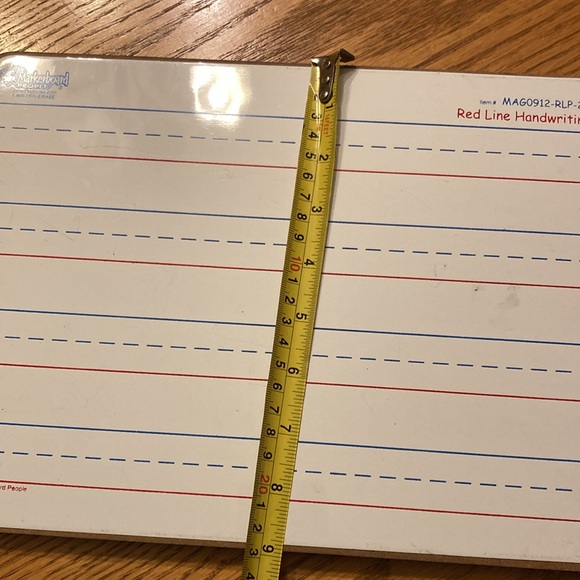 Red Line Handwriting Dry Erase Boards (2) - Picture 6 of 7